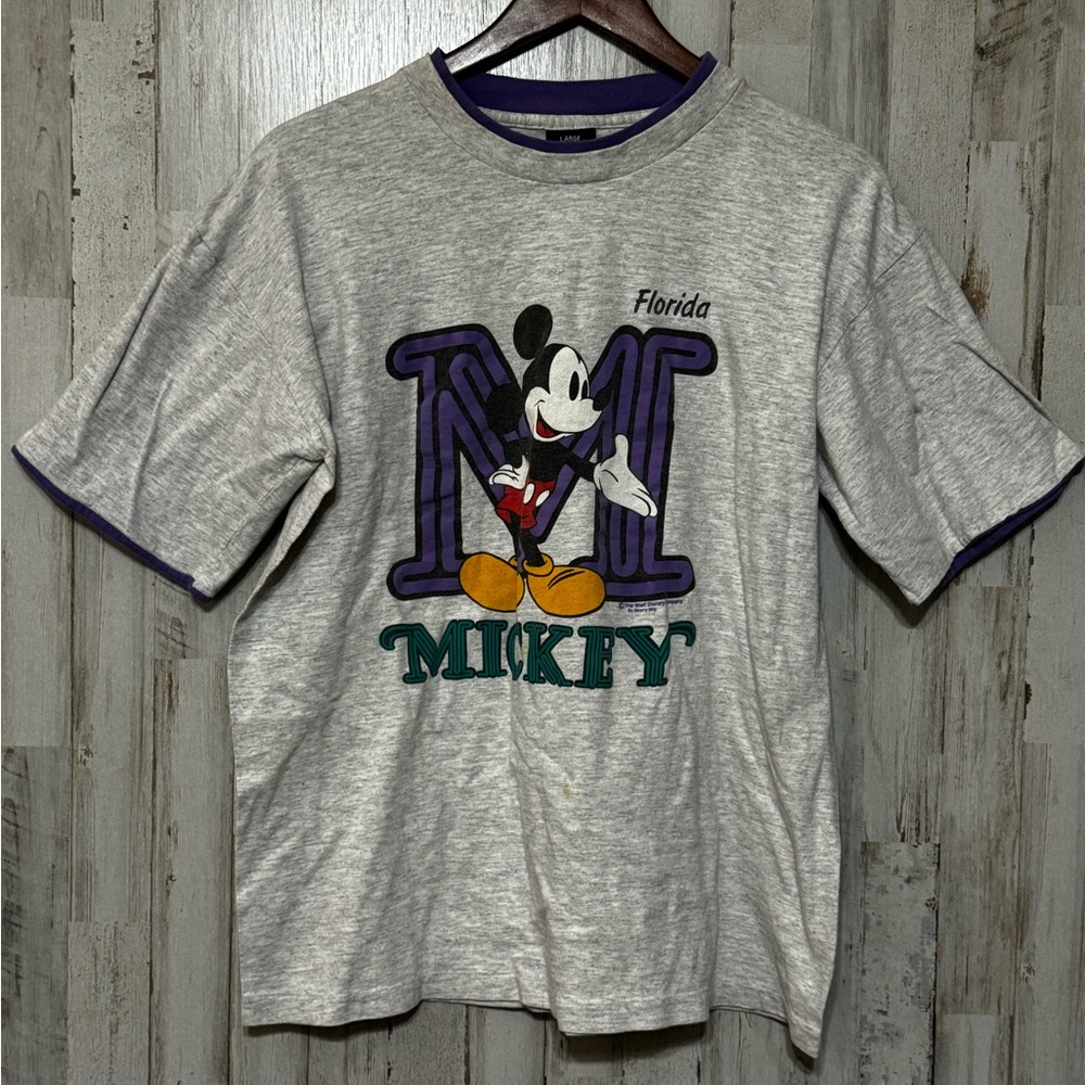 Vintage Mickey‎ Mouse Florida Shirt Large